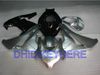 Silberschwarzes Verkleidungsset für Honda CBR1000RR 2008 2009 2010 2011 CBR 1000 08 09 10 11 CBR1000 1000RR