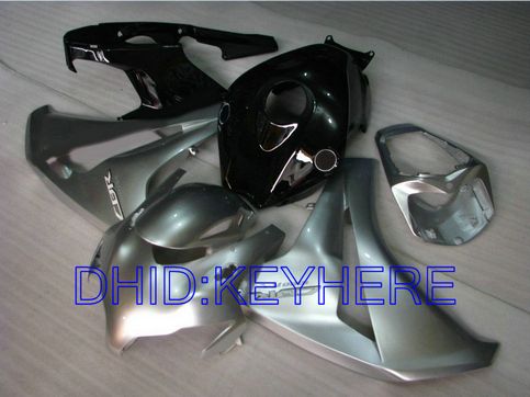 Silver black fairing kit for Honda CBR1000RR 2008 2009 2010 2011 CBR 1000 08 09 10 11 CBR1000 1000RR