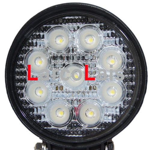 6st 4quot 27W LED Work Light Lamp Truck Trailer SUV Jeep Offroads Boat Worklight 12V 24V Offroad White4048003