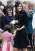 Woolen double breast Princess coat kate middleton coat color blue white trench coat