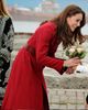 Cappotto lungo da principessa invernale in lana design kate middleton trench moda donna