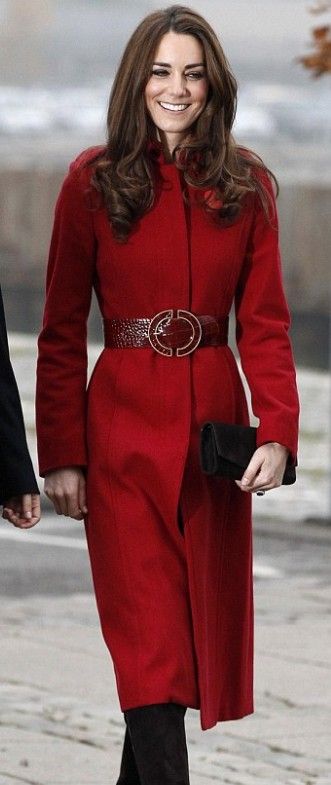 2013 New Coat Woolen Winter Princess Long Coat Design Kate Middleton Kvinnor