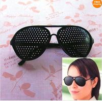 Pinhole brilvisie gezichtsvermogen verbeteren ogen oefenen nieuwe goede kwaliteit warme selling gemakkelijk te dragen 10pcs