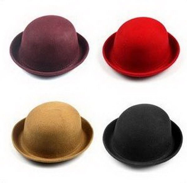 womens wool bowler hat