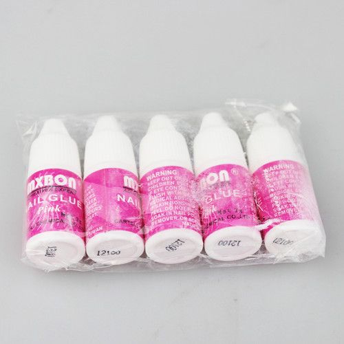 50 pçs/lote Cola para Unhas 3g Adesivos Expert Rosa Pode Ser Usado Pontas de Unhas