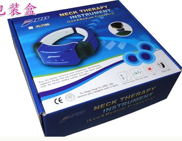 Infrared cervical therapeutic Neck therapy instrument massage machine with line Control tens machine