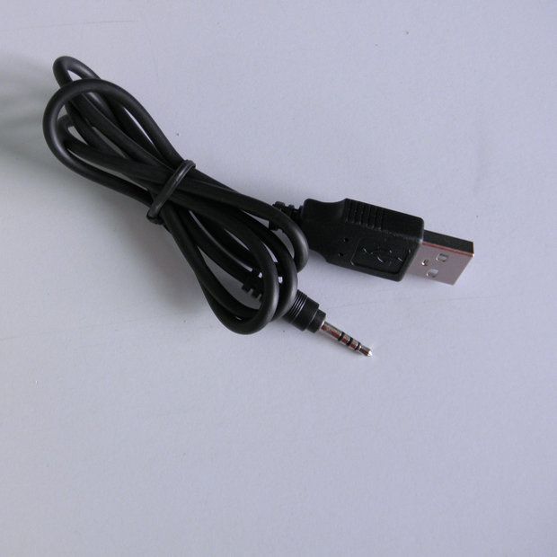 2.5mm Jack/Plug To USB Charge Cable/Data Cable For Watch Camera Mini