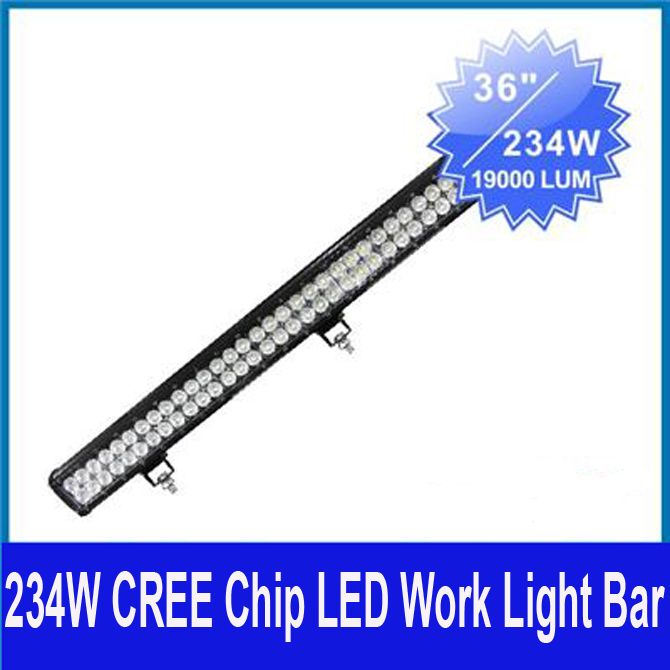 2013 NEW 36" inch 234W CREE 78-LED*3W Work Light Bar Off-Road SUV ATV 4WD 4x4 9-32V Spot / Flood / Combo Beam 19000lm IP67 Jeep Truck Lamp