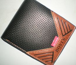 Mens Leather Wallet Pockets Card Clutch Purse Card Holder 30PCS/LOT#2255