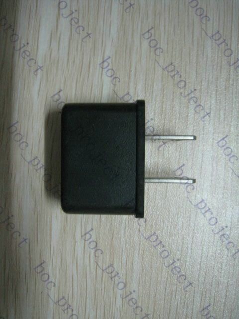 UE AU do US AC Power Plug Adapter Travel Travel Nowy czarny lot3746130