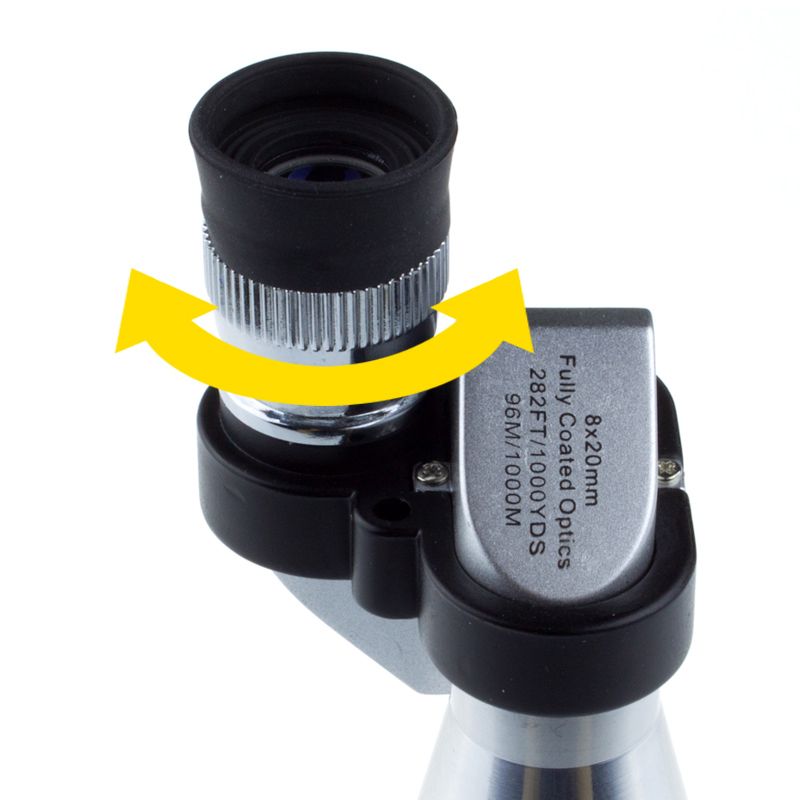 8x20 Mini Telescope Portable Spotting Scope Monocular Telescope For