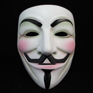 Halloween gehobene Sammlung von feinen Harz Film Thema V wie Vendetta Maske