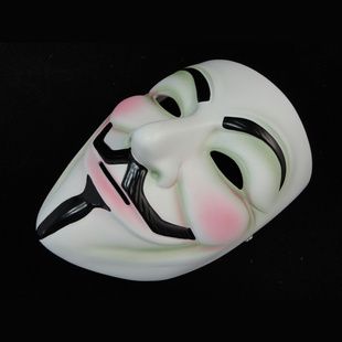 Halloween-upscale verzameling van fijne hars film Thema V voor Vendetta-masker