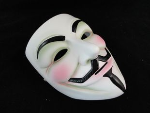 Halloween upscale collection of fine resin film theme V for Vendetta mask