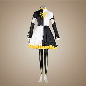 Vocaloid - traje cosplay de Kagamine Rin da fusão