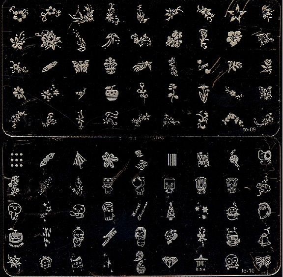 Płyty do tłoczenia paznokci 32 sztuk / partia 32 Style znaczek Płyta Płyta Tłoczenie Nail Art DIY Obraz Płyta Szablon do01-16 33-48