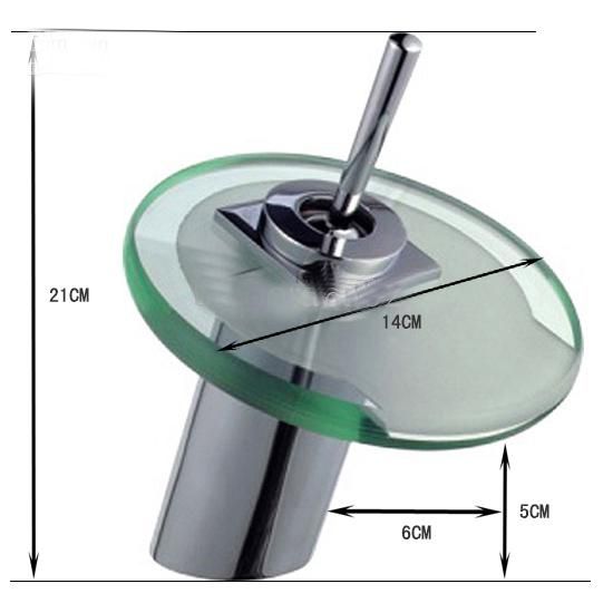 2021 Glass Waterfall Bathroom Faucet Basin Mixer Tap From Soon, 56.55