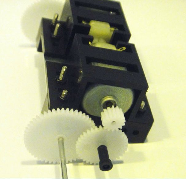 Gear Reduction Set Dual Motors With Gearbox Biaxial Reducer DIY Trolley