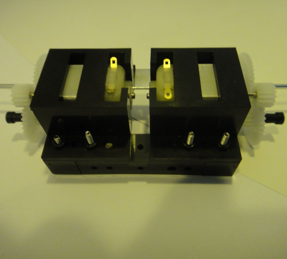 Gear Reduction Set Dual Motors With Gearbox Biaxial Reducer DIY Trolley