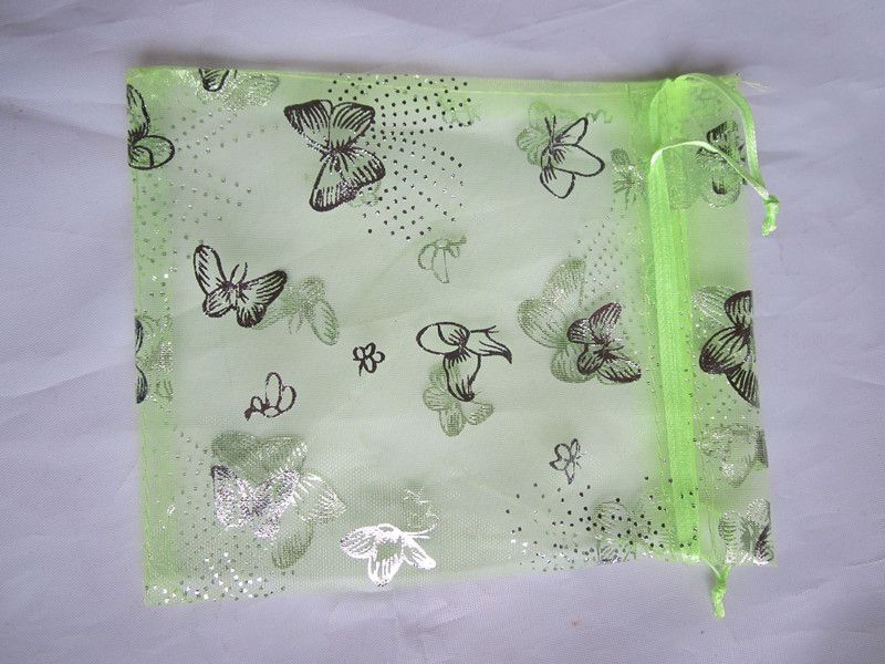 Verkoop Silver Butterfly Organza Wedding Gift Bag Kerst sieraden Paktas 200 % Gemengde kleuren3184649