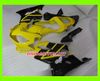 Motorfiets Fairing Kit voor HONDA CBR600F4I 01 02 03 CBR600 F4I 2001 2002 2003 CBR 600 F4I GELE BLACKELEERS SET