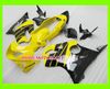 KIT carenatura superiore giallo nero per HONDA CBR600F4 99 00 CBR600 F4 1999 2000 CBR 600 F4 600F4 Stampo ad iniezione