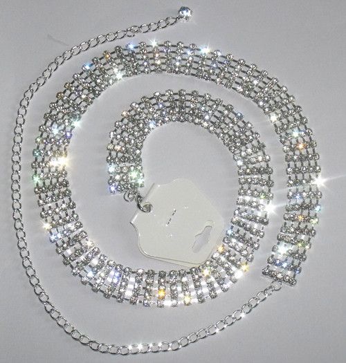Silver Chain Belts For Plus Size Women