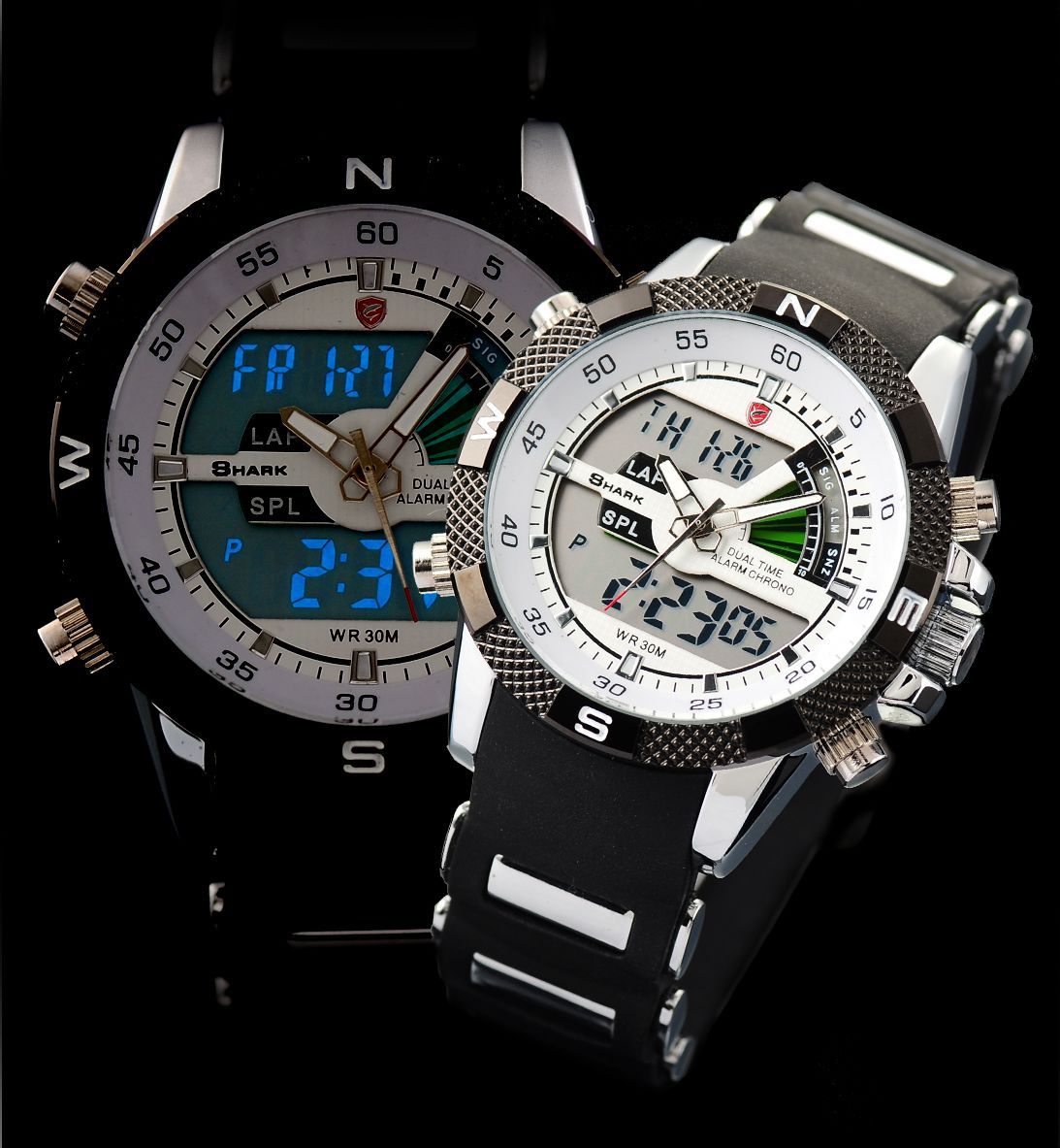 quartz analog wrist watch
