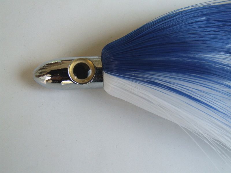 6.5inch 30g Fishing Lure Hair Skirt Bait Metal Bait Jig Head Sea Trolling Lure Big Game Lure