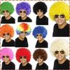 HEISSE 40PCS* Halloween-Perücke, Fußballfan-Perücke, Regenbogen-Perücke, Clown-Perücke