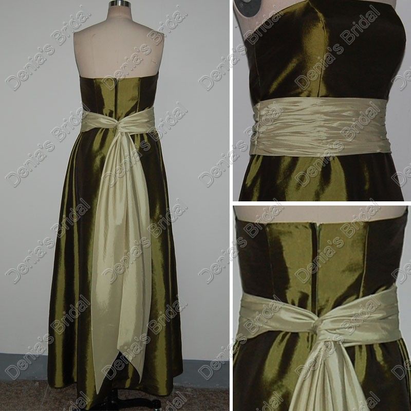 Army Green Bridesmaid Dresses 9