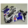 ABS Suzuki GSX-R600 R750 2004 2005 GSX R600 R750 04 05 WhiteBlue Fairing Kit 용 프리 슈트 페어링