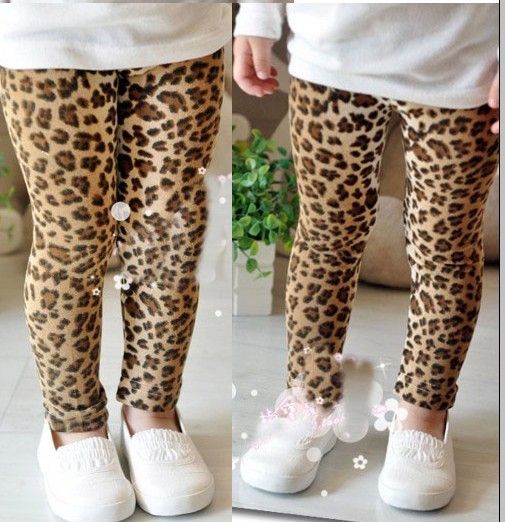 leopard tights baby