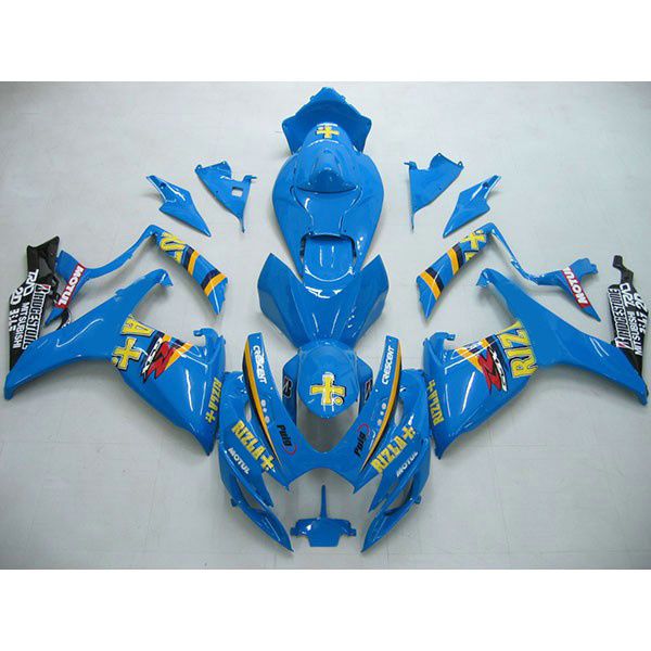 

Custom bodykits ABS Fairing kit for Suzuki GSXR 600 750 06-07 GSX R600 R750 2006 2007 Blue RIZLA+, Same as picture