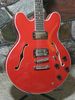 best China guitar Best-selling Hollow electric guitar red EMS FREE SHIPPING IN STOCK