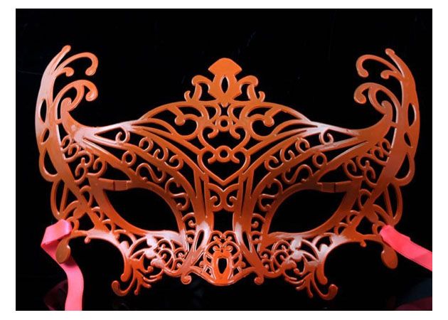 Mode Masquerade Masker Prins en prinses gekleurde gladde oppervlaktekrachtmasker 50pcs / lot