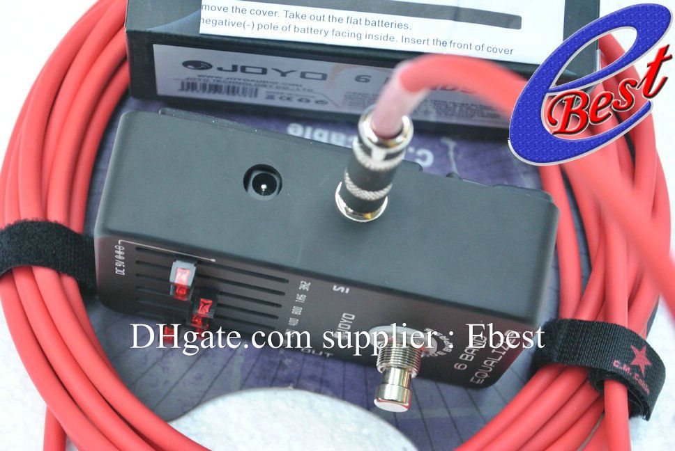 Guitar Effect Pedal Equalizer With 6 Bands EQ, Electric Bass Dynamic