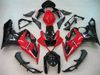 Custom body kits for Suzuki GSX R1000 05 06 GSX-R1000 2005-2006 RED/Black Fairing kit 2 GIFTS