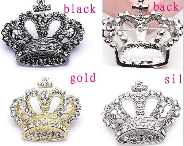 

Оптовая продажа-2012 новая мода штук металла блестящий Кристалл корона крест конта