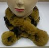 Rex Rabbit Fur Neck scarf Neck Warmer mixed color 10pcs/lot #2324