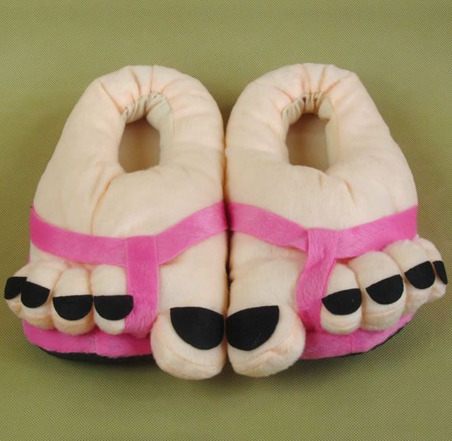New Bigfoot Slippers Unisex Home Party Shoes Man Women Bedroom House ...