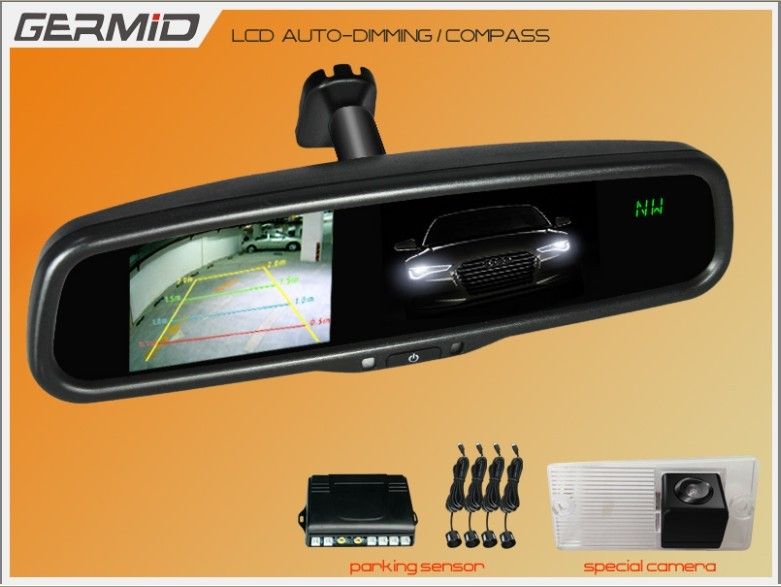 Acquistare 3 5 Pollici Auto Specchietto Retrovisore Lcd Monitor Retrocamera  2ways Ingresso VW Passat Jetta / AUDI A6 A4 Economico | Consegna Veloce E  Qualità | It.Dhgate