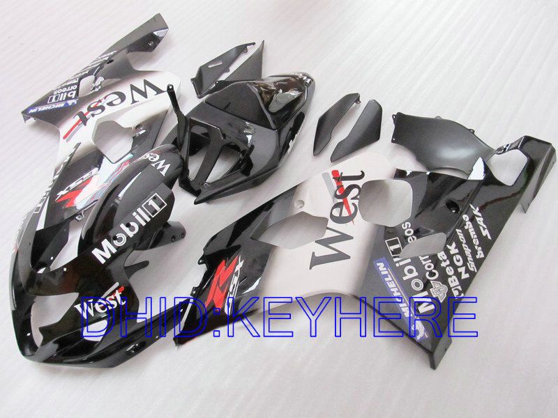 West Custom Backings voor Suzuki GSXR 600 750 2004 2005 GSX R600 GSXR600 GSXR750 04 05 K4 Fairing Kit