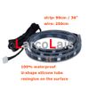 24 Mode Sound actif 6pc 144 LED 7 Color RGB 5050 Remote Car Intérieur Sousbodybody LED Glow Strip Light7574417