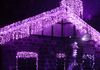 LED-Stressing-Licht 10M * 0,65m 320LED-Licht blinkende Spur LED-String-Lampen Vorhang Eiszapfen Weihnachtshome Festival AC 100V-220V EU UK US AU-Stecker