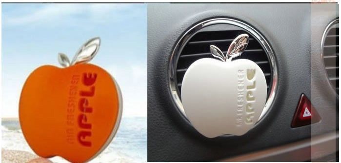 30 teile / los neue auto lufterfrischer für apple form 6 * 5 cm mix farbe auto parfüm auto lufterfrischer