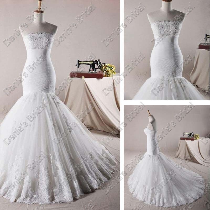 Drop Waist Mermaid Wedding Dress