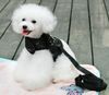 Giltter Batman Design Dog Harness Leash Set met Ghost Charm Black Pet Puppy Cool Soft Harness Belt