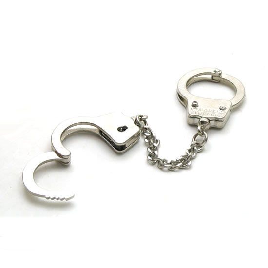 Steel Thumbcuffs With Chain / Adjustable Finger Cuffs With Chain From X