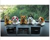 4ピース/ロット卸売ラブリーシェイクヘッド犬の子犬の家具の記事車のエンブレムカーアクセサリー